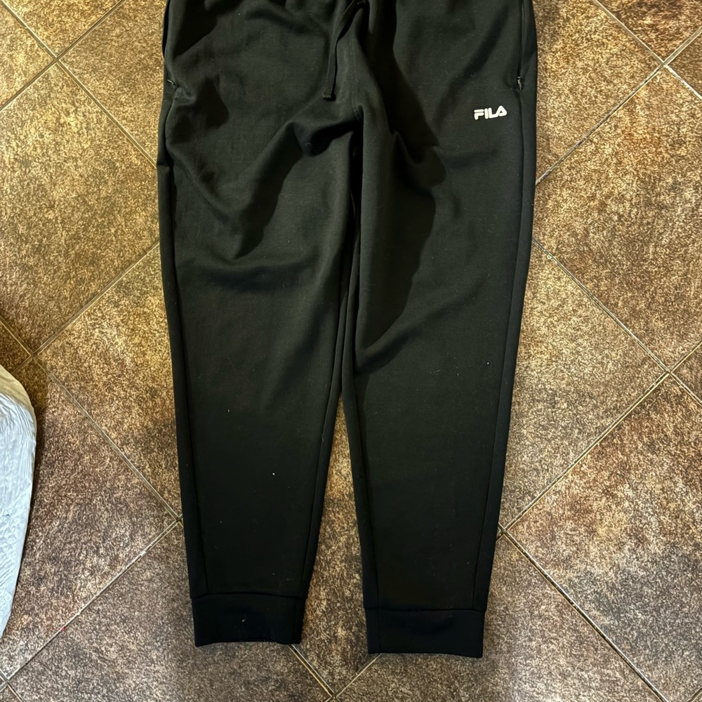 Fila Black Sweatpants for Men